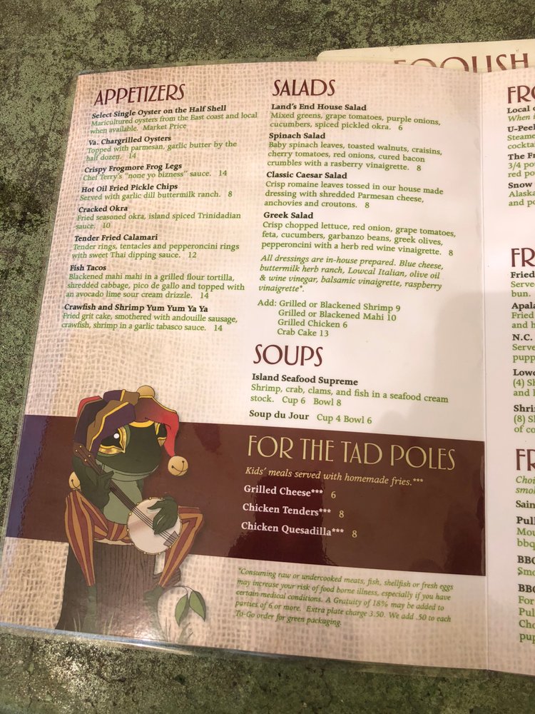 Foolish Frog Menu - Image 4
